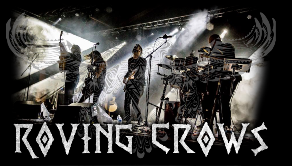 picture of the Roving Crows at a Gig