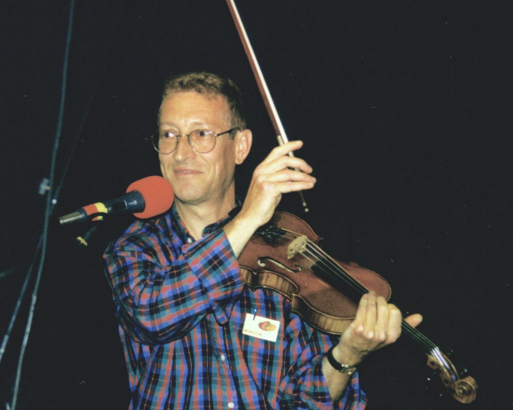 Brian Stone and his violin